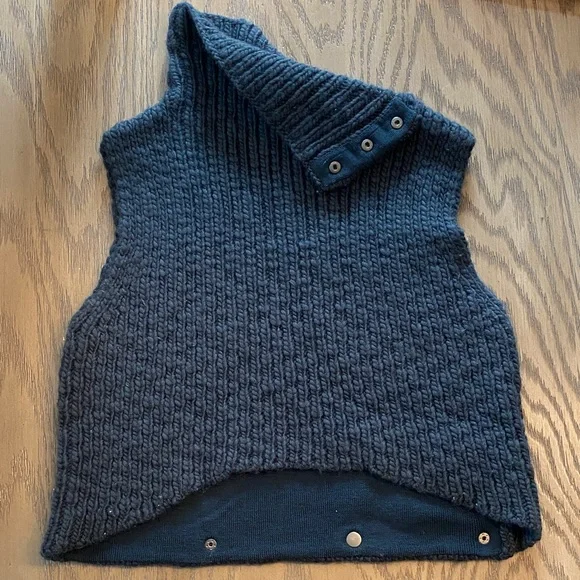 NFP Navy Blue Knit Turtleneck Sweater - Picture 2 of 16